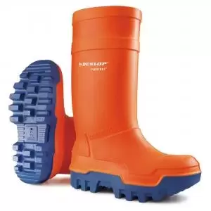 Image of Dunlop Purofort Thermo Full Safety Wellington Orange 07 C66234307