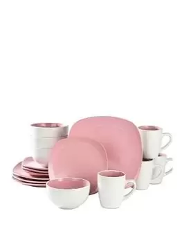 Image of Waterside Nova Square 16 Piece Dinner Set