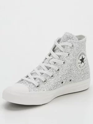 Image of Converse Chuck Taylor All Star Hi, Off White, Size 5, Women