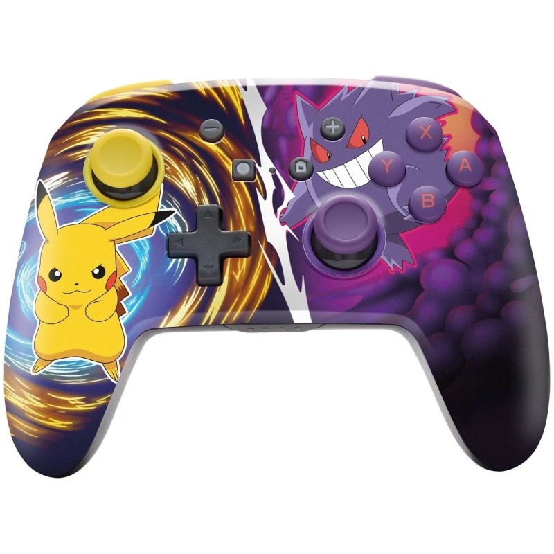 Image of PowerA Enhanced Wireless Nintendo Switch Pikachu vs. Gengar Controller Pikachu Gengar unisex One Size