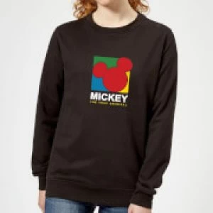 Image of Disney Mickey The True Original Womens Sweatshirt - Black - S