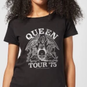 Image of Queen Tour 75 Womens T-Shirt - Black