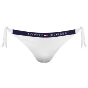 Image of Tommy Bodywear Logo Cheeky Bikini Bottoms - White