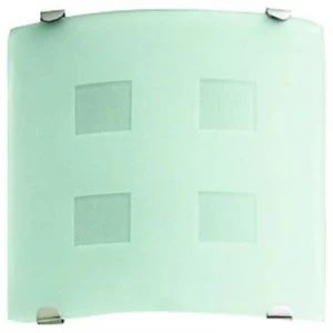 Image of Wickes Decorative Glass Extractor Fan and Light with Timer - 100mm