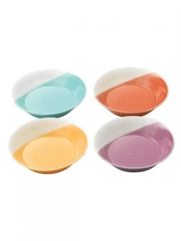 Image of Royal Doulton 1815 Bright Colours Pasta Bowls Set of 4