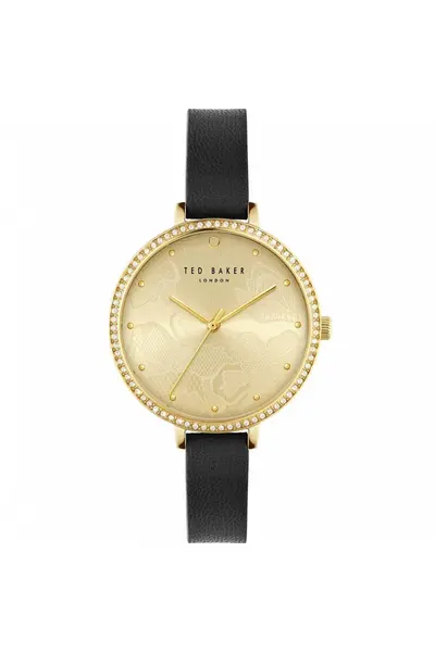 Image of Ted Baker Daisen Stainless Steel Fashion Analogue Quartz Watch - Bkpdss300 Gold