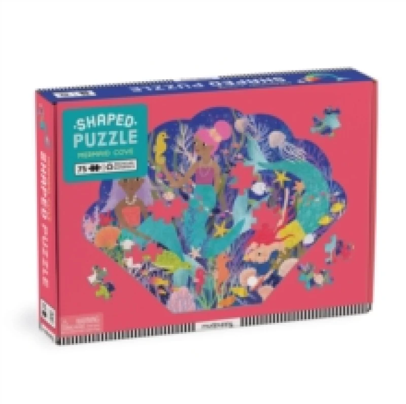 Image of Mermaid Cove 75 Piece Shaped Scene puzzle Jigsaw