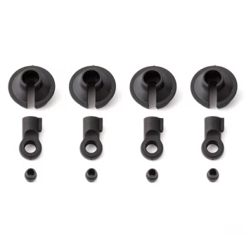 Image of Team Associated RC8B3/3.1 Shock Rod Ends & Spring Cups 20 mm