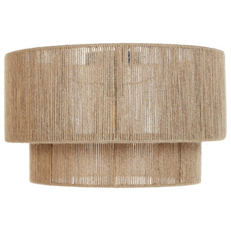 Image of Beliani Ceiling Lamp Doring Jute Natural