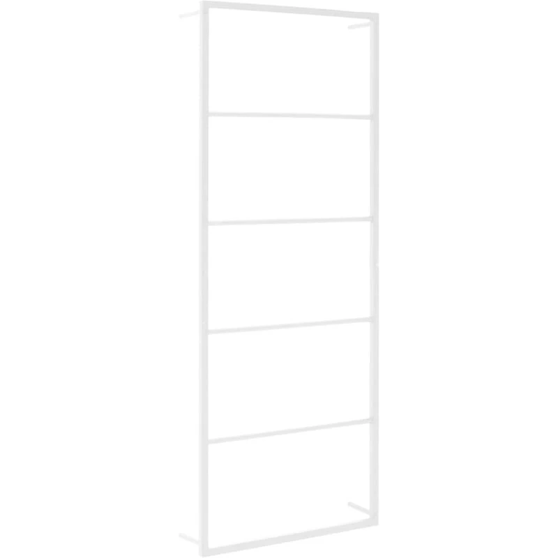 Image of VIDAXL Towel Rack White 45x10x115cm Steel Vidaxl 8720286504185