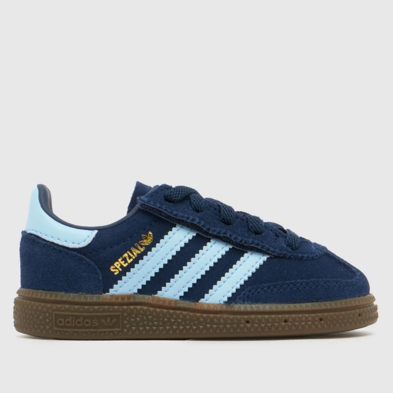 Image of adidas Navy & Black Handball Spezial Boys Toddler Trainers Navy & Black UK 5 (EU 21)