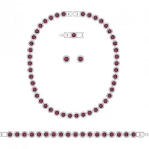 Image of Ladies Swarovski Rhodium Plated Angelic Gift Set