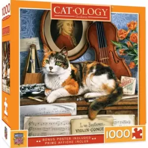 Image of Masterpieces Puzzle Cat-ology Gerschwin Puzzle 1000 piece jigsaw puzzle
