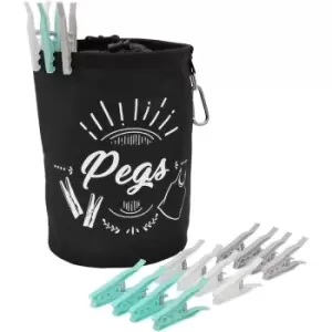 Image of JVL Large Peg Bag with 192 Large Ultra Strong Pegs