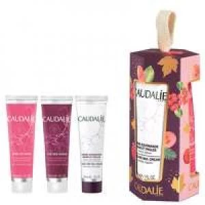 Image of Caudalie Christmas 2020 Luxury Hand Cream Trio