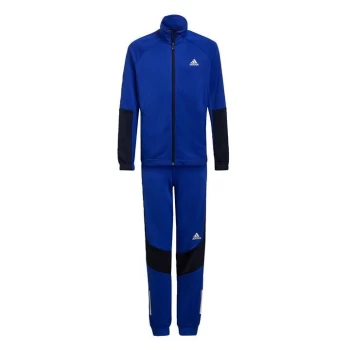 Image of adidas XFG AEROREADY Tracksuit Kids - Bold Blue / Legend Ink / White