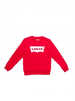 Image of LEVI'S Crewneck Boys Red Cotone - Cotton