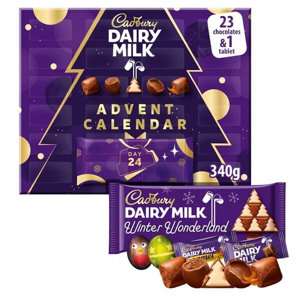 Image of Cadburys Cadbury Chunk Advent Calendar Twin Pack GU05401