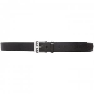 Image of Diesel Bluestar Leather Belt - Black