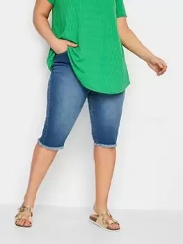 Image of Yours Ava Cycling Short Vintage Blue Size 28, Women