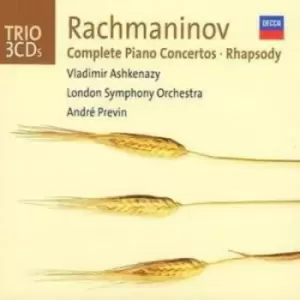 Image of Rachmaninov Complete Piano Concertos/Rhapsody by Sergei Rachmaninov CD Album