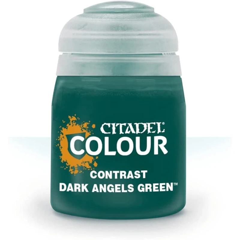 Image of Citadel Games Workshop Colour Contrast: Dark Angels Green (18ml) Paint Multi