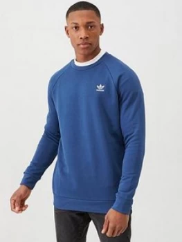 Image of Adidas Originals Essential Crew Neck Sweat - Navy