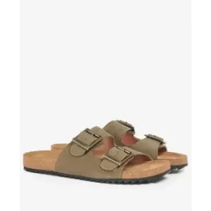 Image of Barbour Allegra Two Strap Sandals - Green