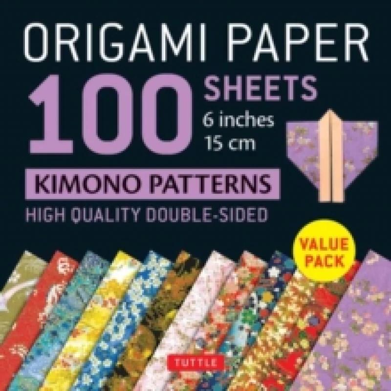 Image of Origami Paper 100 Sheets Kimono Patterns Patterns 6 (15 Cm). Loose-leaf. By Tuttle Publishing" Books