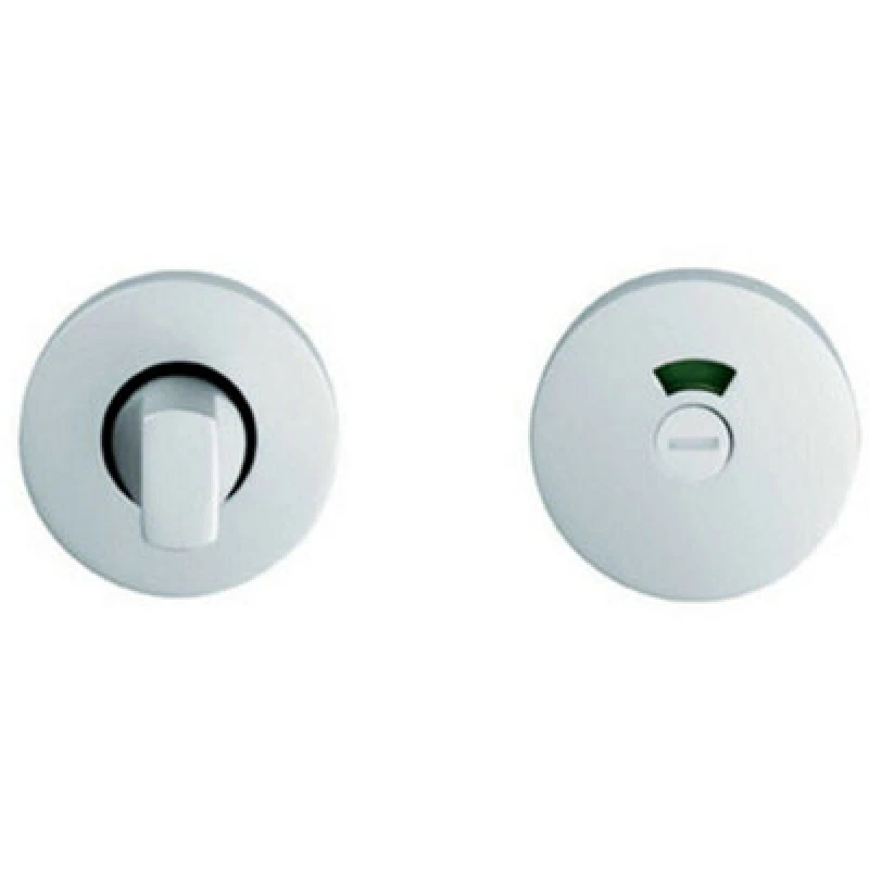 Image of Loops Thumbturn Lock And Release Handle With Indicator Satin Anodised Aluminium Multi unisex