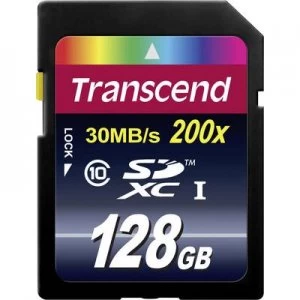 Image of Transcend Premium SDXC card 128GB Class 10