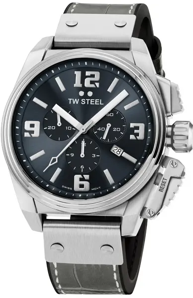 Image of TW Steel Watch Canteen Mens D - Grey TW-527