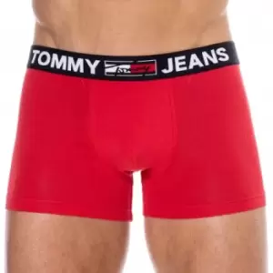 Image of Tommy Hilfiger Tommy Jeans Cotton Boxer Briefs - Red L