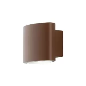 Image of Fan Europe Intec - Outdoor Integrated LED Up Down Wall Light, Corten, IP44, 4000K