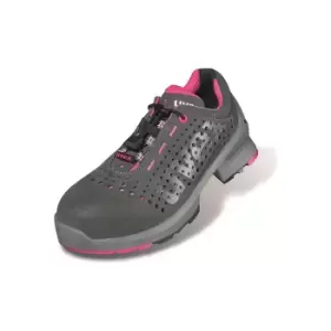 Image of Uvex S1 ESD SRC safety ladies' lace-up shoe, with toe cap that contains no metal, 1 pair, width 11, size 38