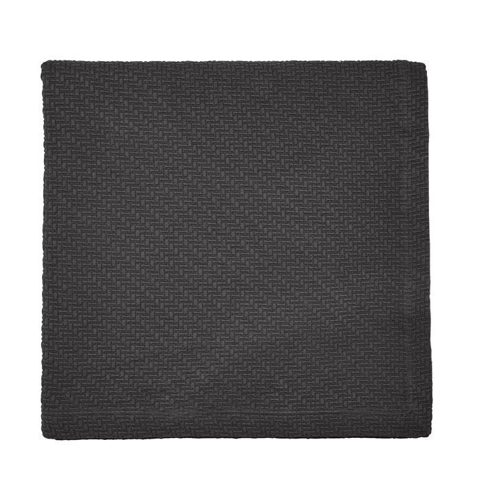 Image of Bedeck of Belfast Dark Grey Cotton Matelasse Fine Linens 'Andaz' Bedspread - Bedspread