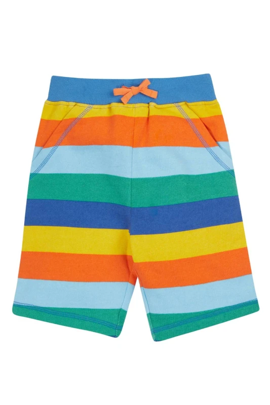 Image of Frugi Boy's Samson Printed Shorts Size: 5-6 Years Multicolor Male 5-6 Years