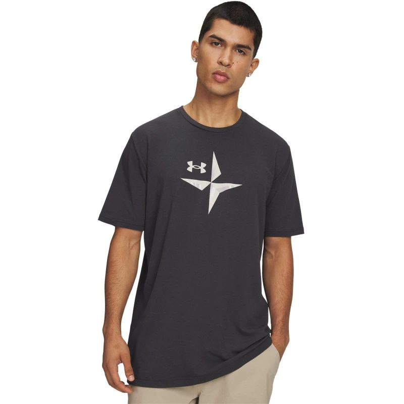 Image of Under Armour UA EXPLOR Graphic SS Sn63 Grey/White male S