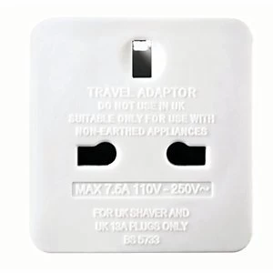 Image of Masterplug Travel Plug Adaptor UK to USA