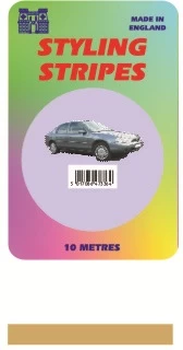 Image of Single Stripe - Gold - 3mm - 10m Length- CASTLE PROMOTIONS- CPS01G