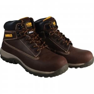 Image of DEWALT Mens Hammer Nubuck Safety Boots Brown Size 10