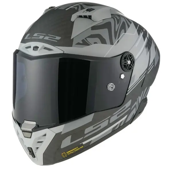 Image of LS2 FF805 Thunder GP Aero Polar Matt Black Full Face Helmet Size M