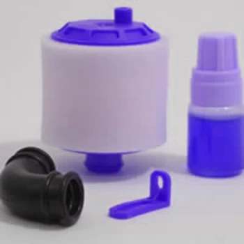 Image of Fastrax 1/8Th Air Filter W/Oil Re-Buildable - Blue