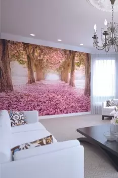 Image of Blossom Trees Wall Mural