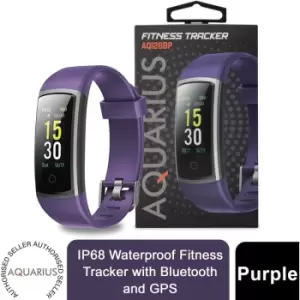 Image of Aquarius AQ126 Waterproof Bluetooth Fitness Tracker With HRM and BPM - Purple