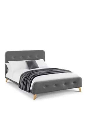Image of Julian Bowen Astrid Curved Retro Buttoned Double Bed