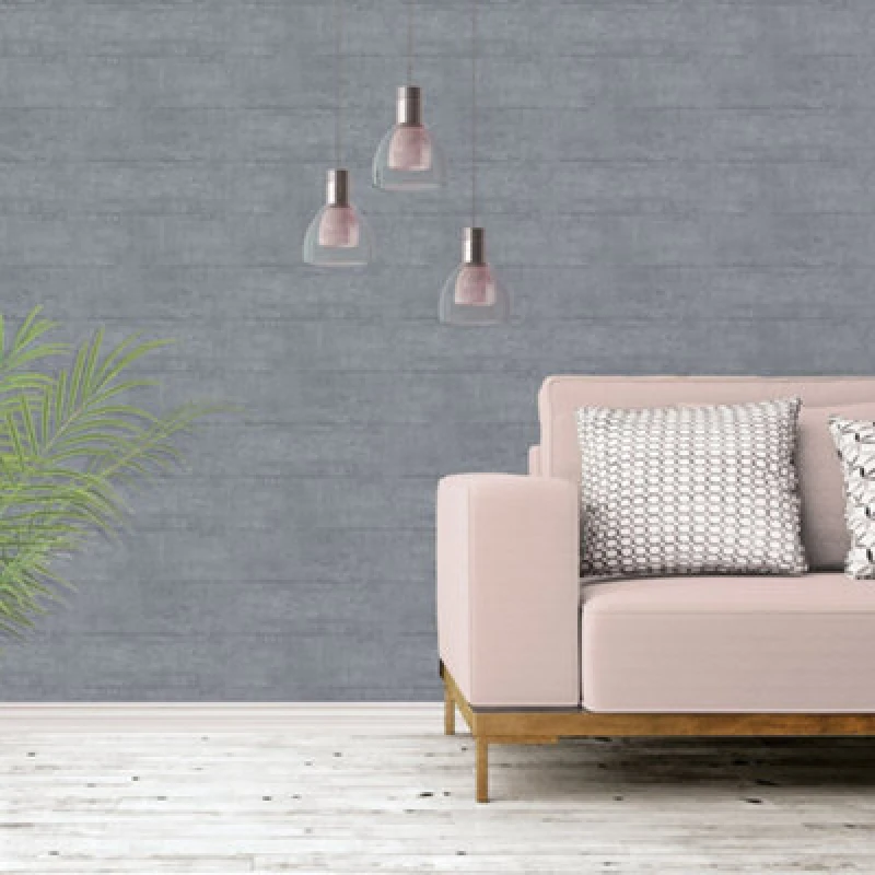 Image of Galerie Nostalgie Concrete Silver Grey Wallpaper G56218, Silver G56218