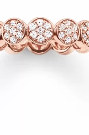 Image of Ladies Thomas Sabo Sterling Silver Size P.5 Ring TR2049-416-14-56