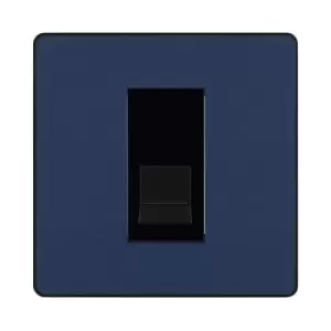 Image of BG Evolve Matt Blue Single Secondary Telephone Socket - PCDDBBTS1B