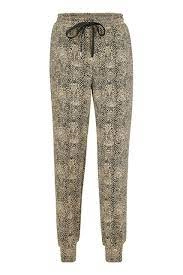 Image of Mela London Brown Leopard Joggers - S